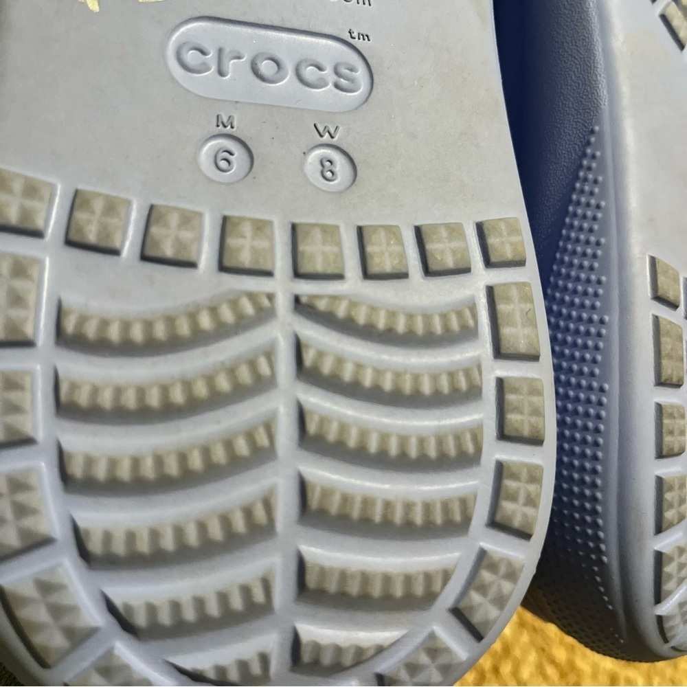 Crocs Mega Crush Platform Classic Clogs Purple Violet Womens 10 Men’s 8 Comfort - Picture 6 of 6